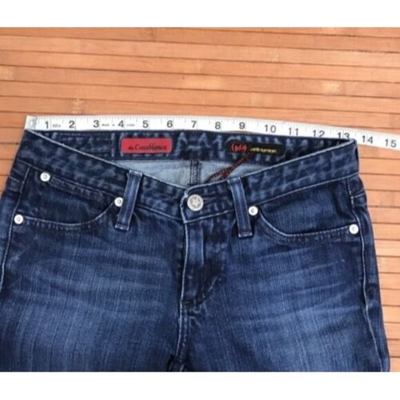 AG Adriano Goldschmied jeans size 25 (26x28) The Casablanca low-rise women's - Picture 5 of 8
